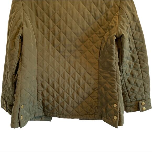 Colebrook Classics Quilted Army Green Jacket Size Small Women's - Picture 5 of 7